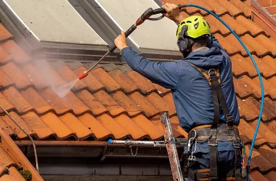 Démoussage et hydrofuge de toiture à Meilhan